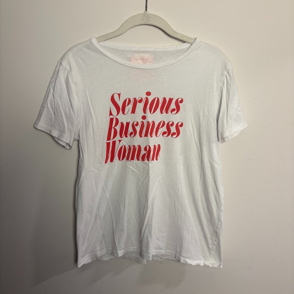 Serious Business Woman Graphic Tee Small